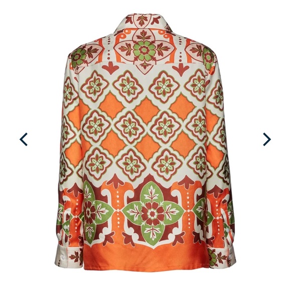 LA DOUBLEJ Partenope Placée in Twill Silk - Picture 2 of 10